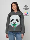 Женское худи / Панда Краски Брызги