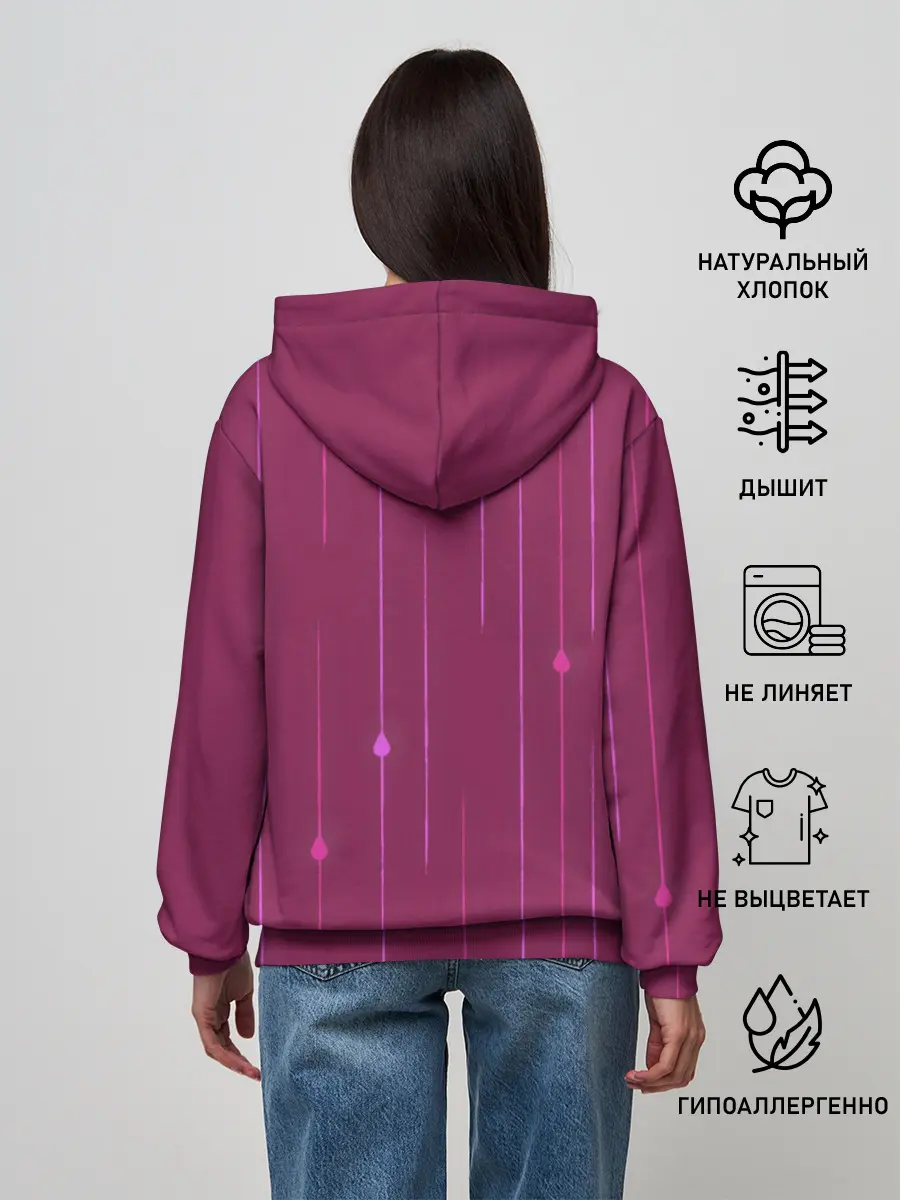 Женское худи / Орхидеи