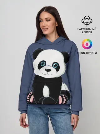 Женское худи / Милая Панда