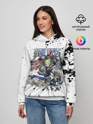Женское худи / Винсмок Санджи One Piece