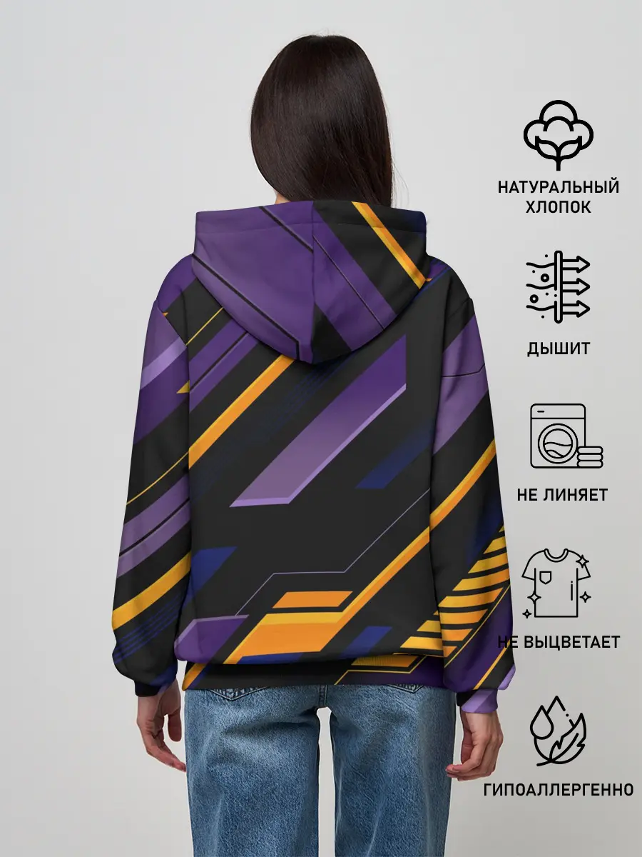 Женское худи / ТЕХНО БРОНЯ | ФУТУРИЗМ