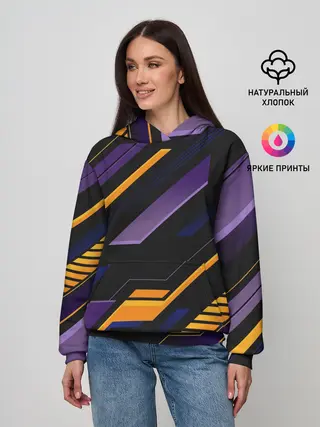 Женское худи / ТЕХНО БРОНЯ | ФУТУРИЗМ