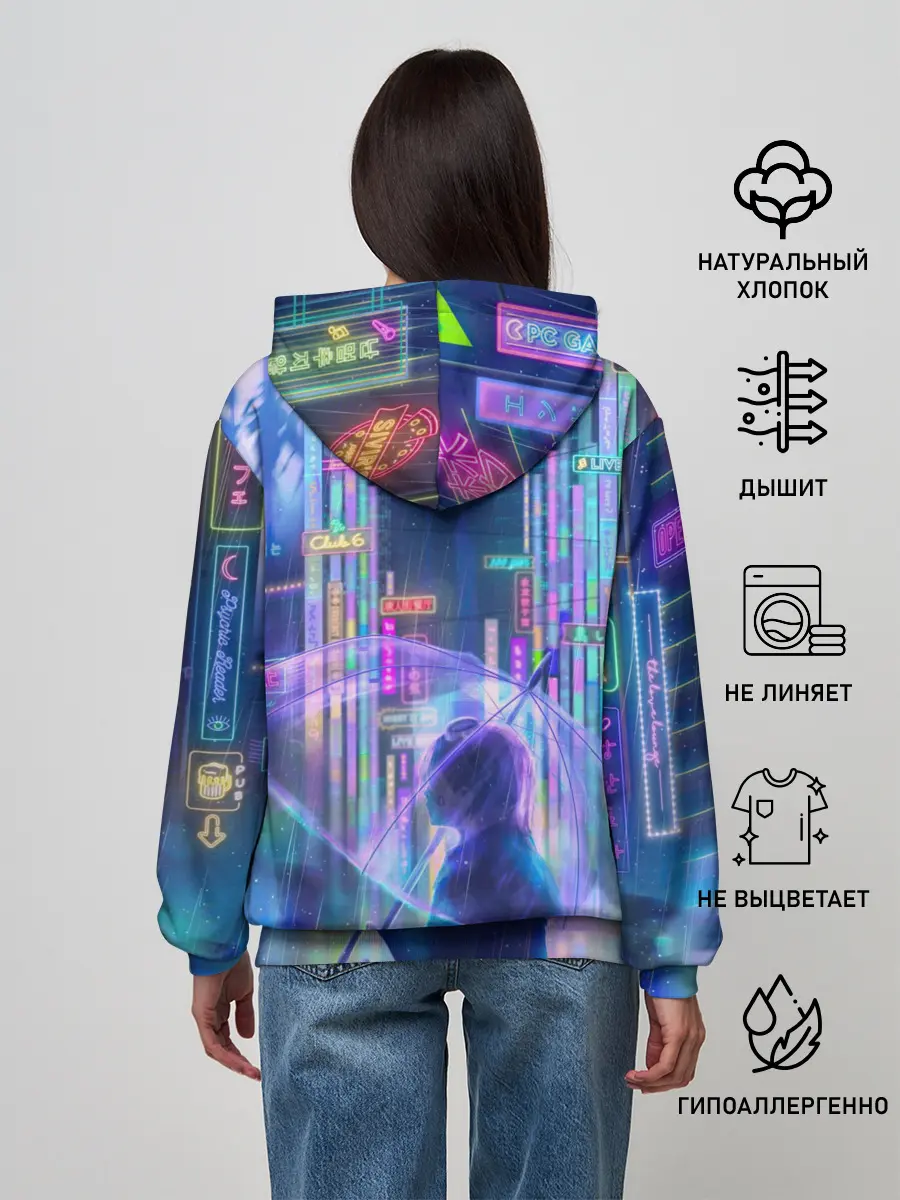 Женское худи / ANIME NEON
