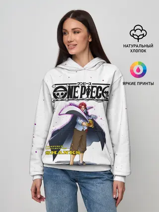 Женское худи / Шанкс One Piece. Большой куш
