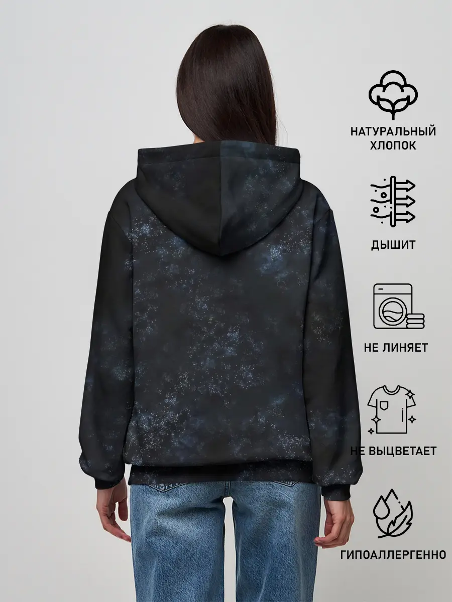 Женское худи / Веселый Роджер One Piece. Большой куш