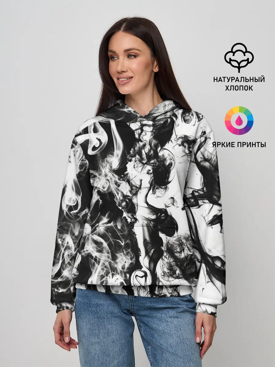 Женское худи / Dead water 3D. Мертвая вода 3Д