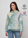 Женское худи / Абстрактный мрамор