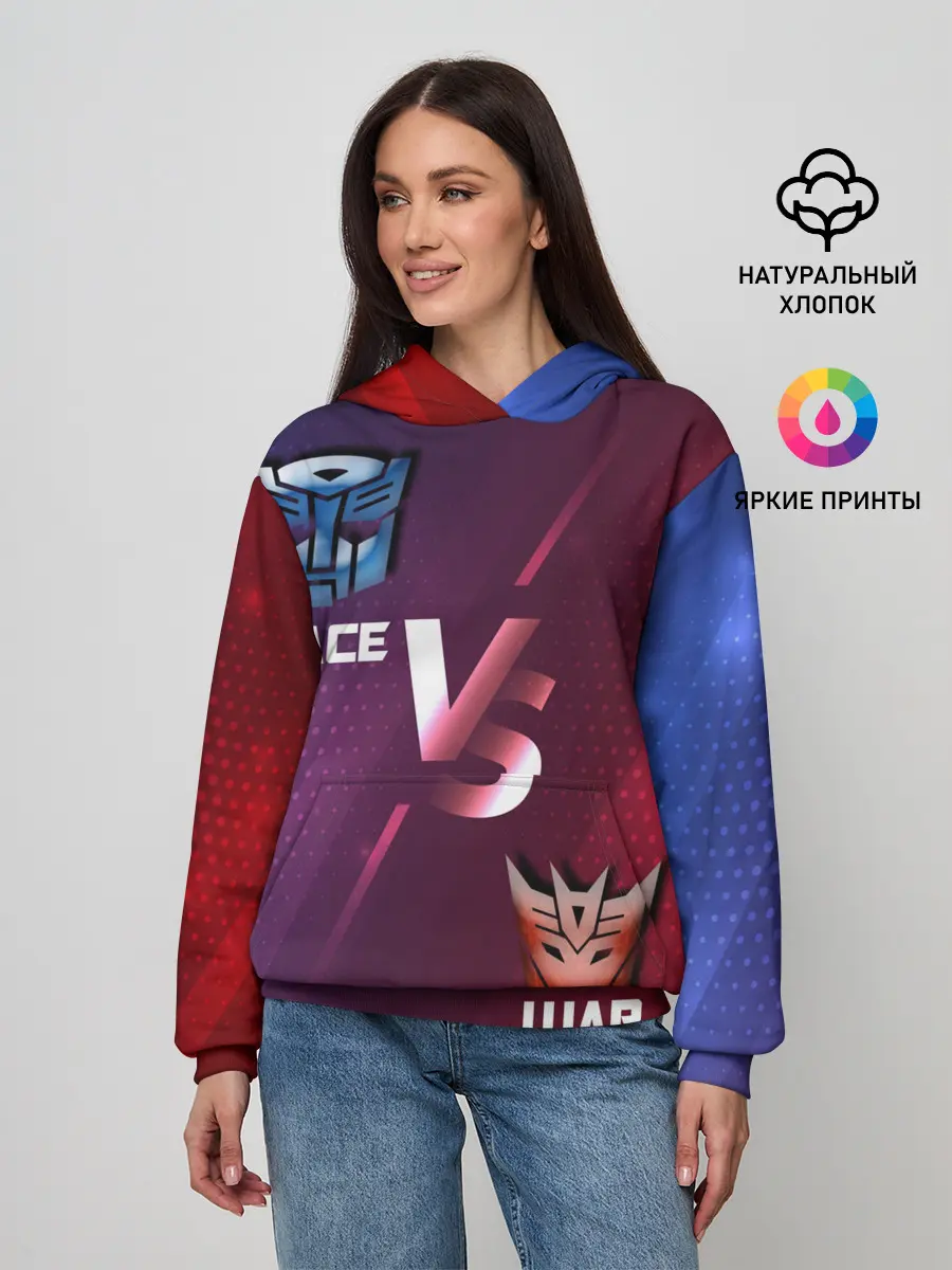 Женское худи / Автоботы против Десептиконов