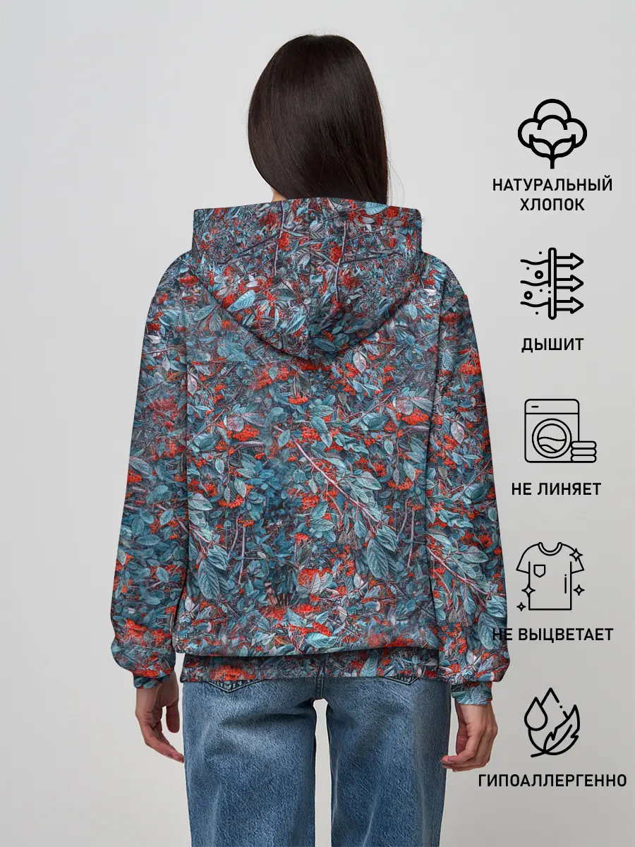 Женское худи / Калина да рябина