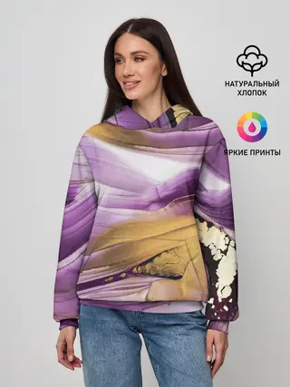 Женское худи / Наслоение красок