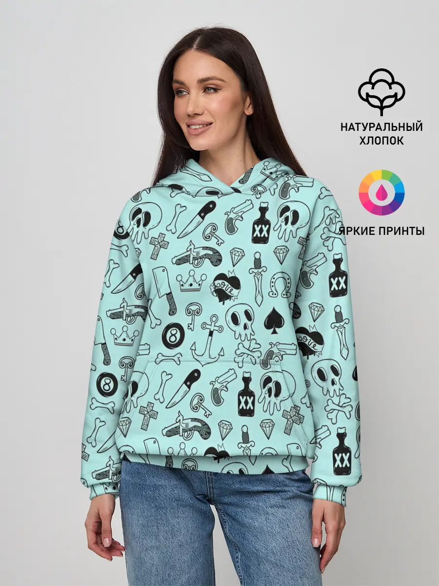 Женское худи / SkullS
