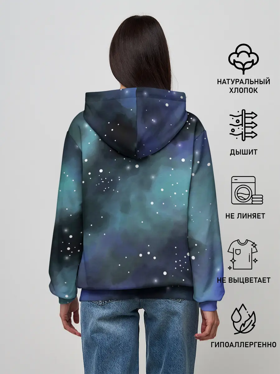 Женское худи / Рыбы / Pisces, Знак зодиака