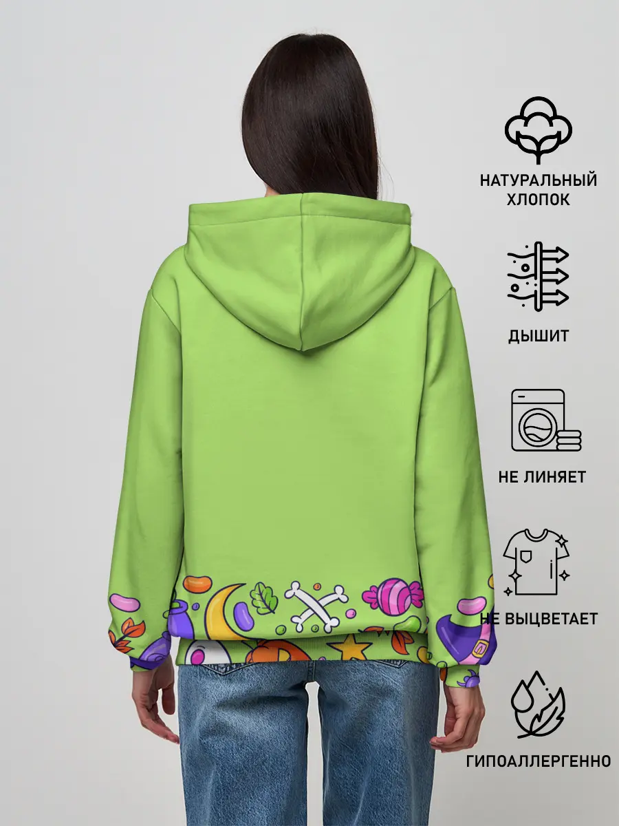 Женское худи / Halloween art