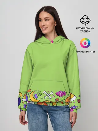 Женское худи / Halloween art