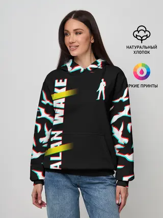 Женское худи / Alan Wake Glitch