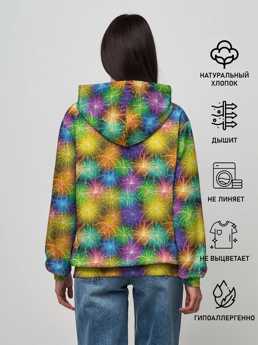 Женское худи / Праздничный Салют