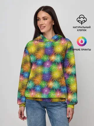 Женское худи / Праздничный Салют