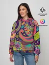 Женское худи / Яркий красочный узор