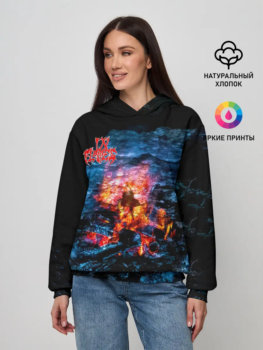 Женское худи / Subterranean - In Flames