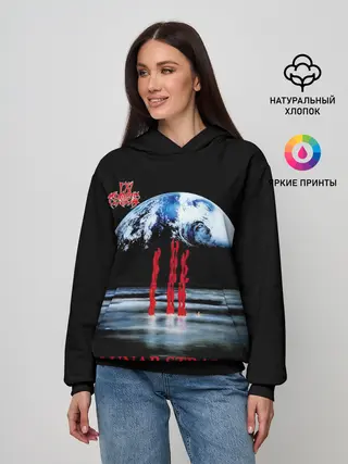 Женское худи / Lunar Strain - In Flames