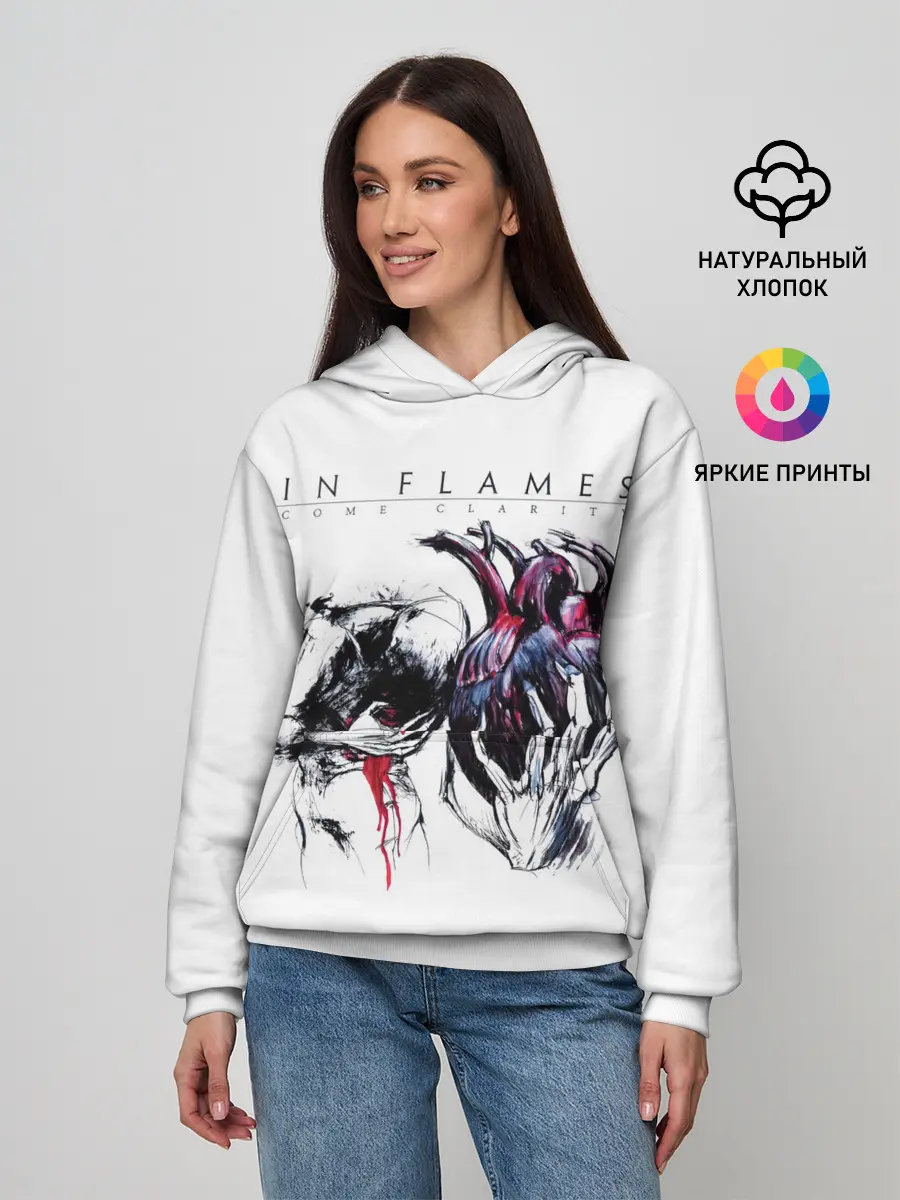 Женское худи / Come Clarity - In Flames