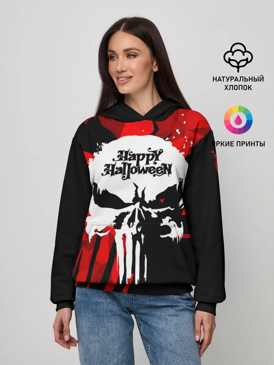 Женское худи / Геометрия страха