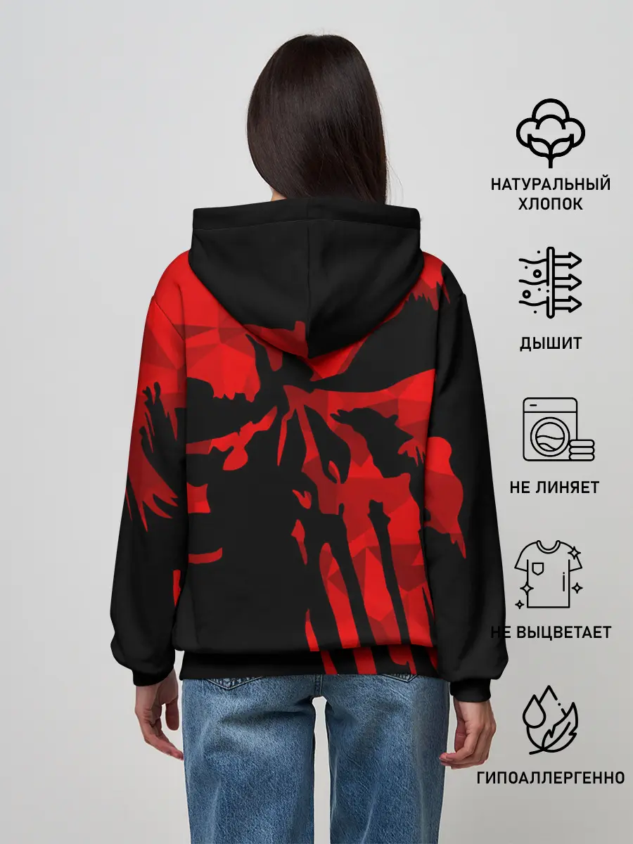 Женское худи / Геометрия страха