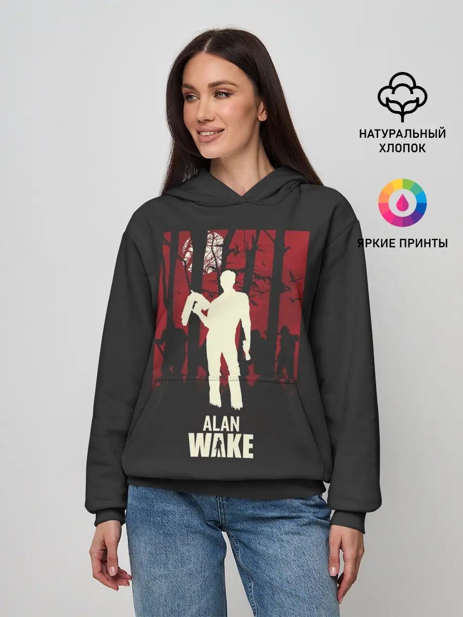 Женское худи / ALAN WAKE REOLADED