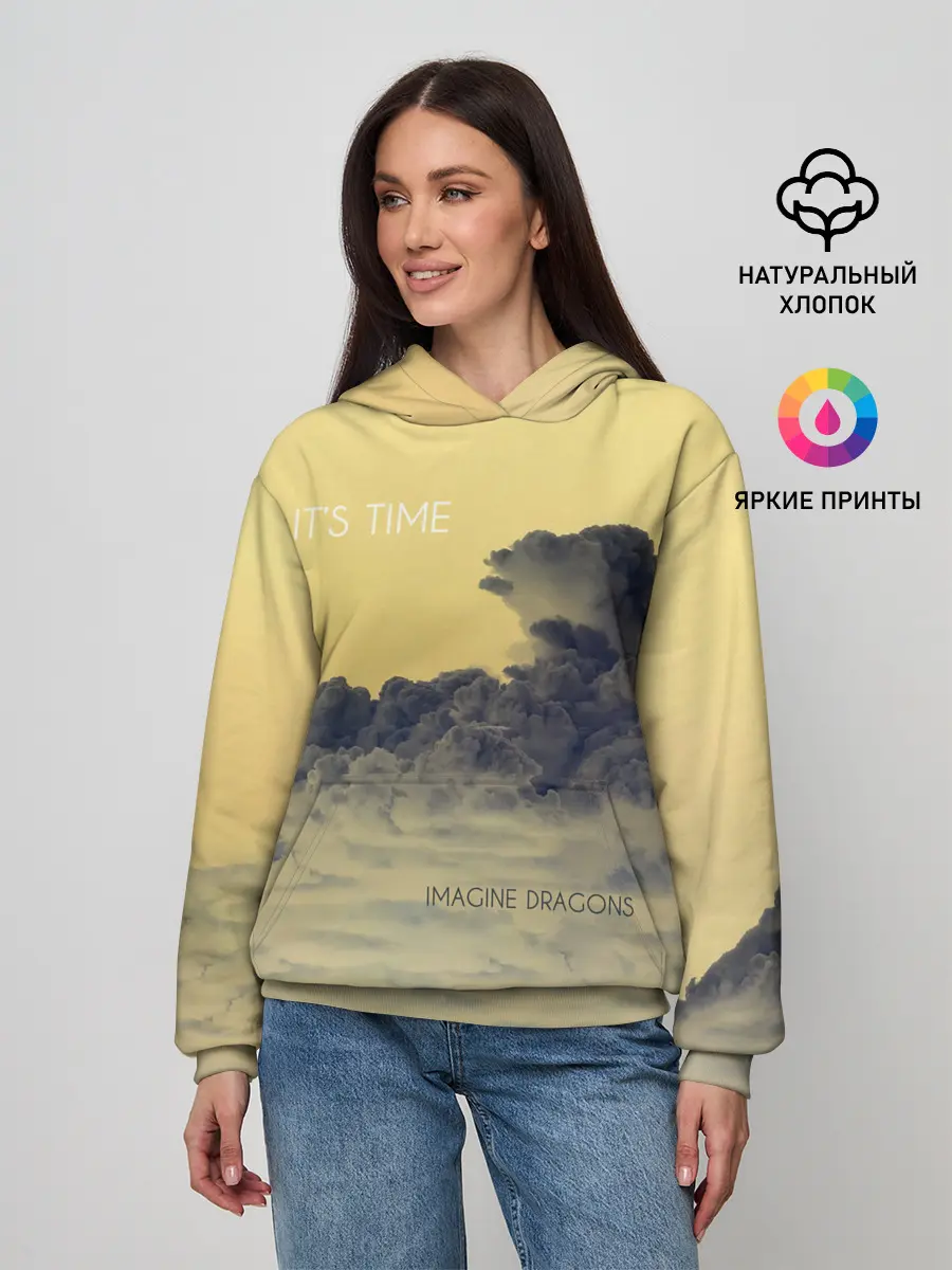 Женское худи / Its Time - Imagine Dragons