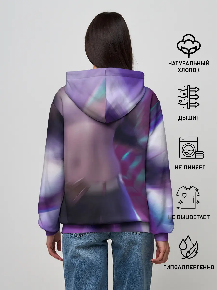 Женское худи / LEAGUE OF LEGENDS AKALI / ЛИГА ЛЕГЕНД АКАЛИ