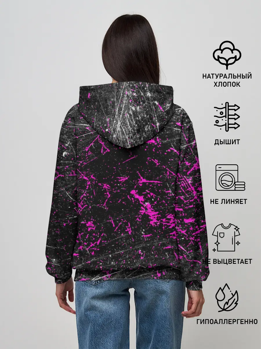 Женское худи / Vinne Yuna Самурай Киберпанк