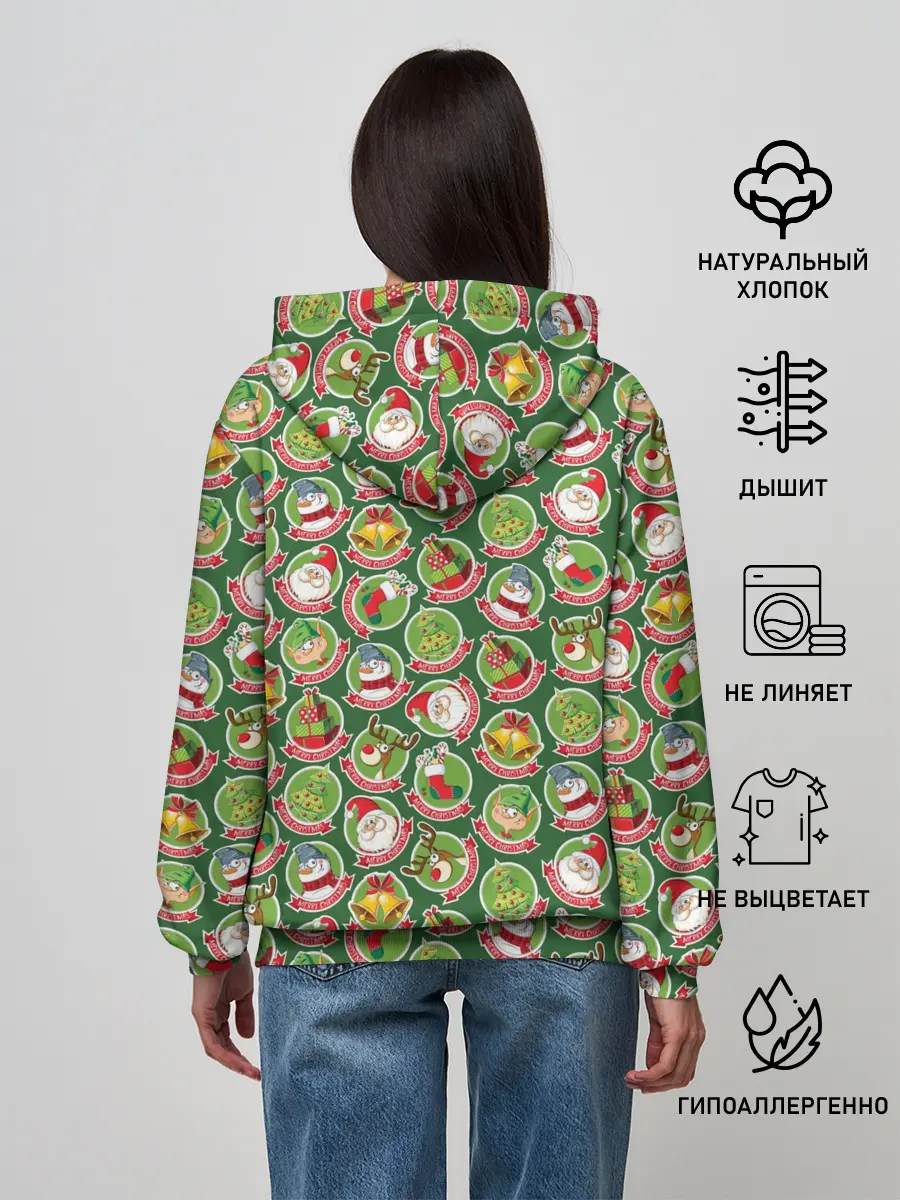 Женское худи / Новогодние Персонажи