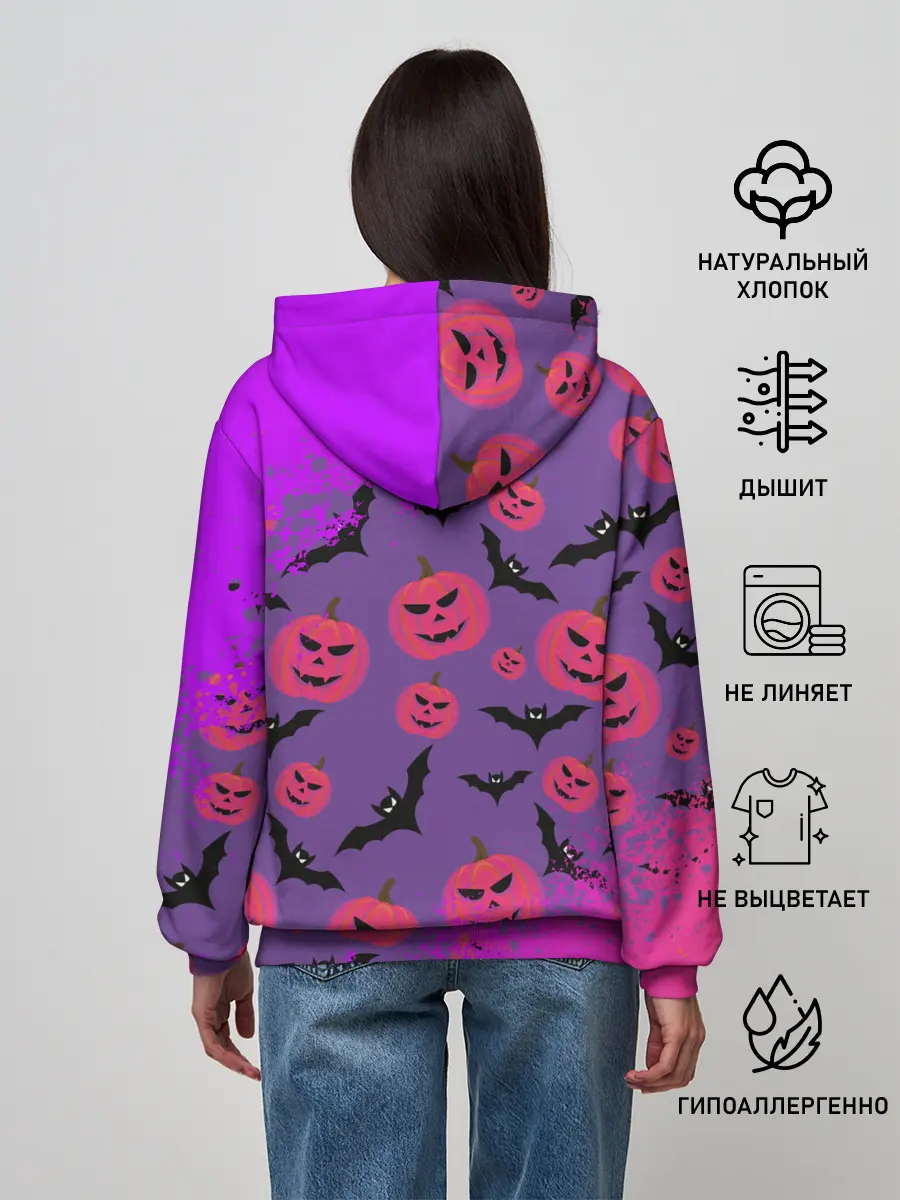 Женское худи / HALLOWEEN NEON