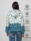 Женское худи / Падают Снежинки