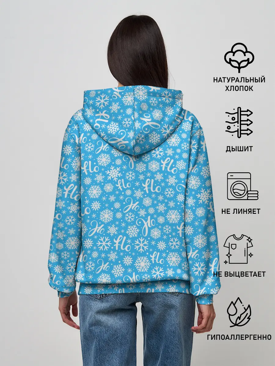 Женское худи / Смех Санты