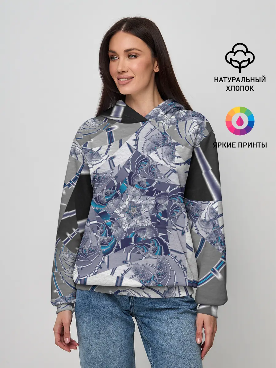 Женское худи / Абстракция 499