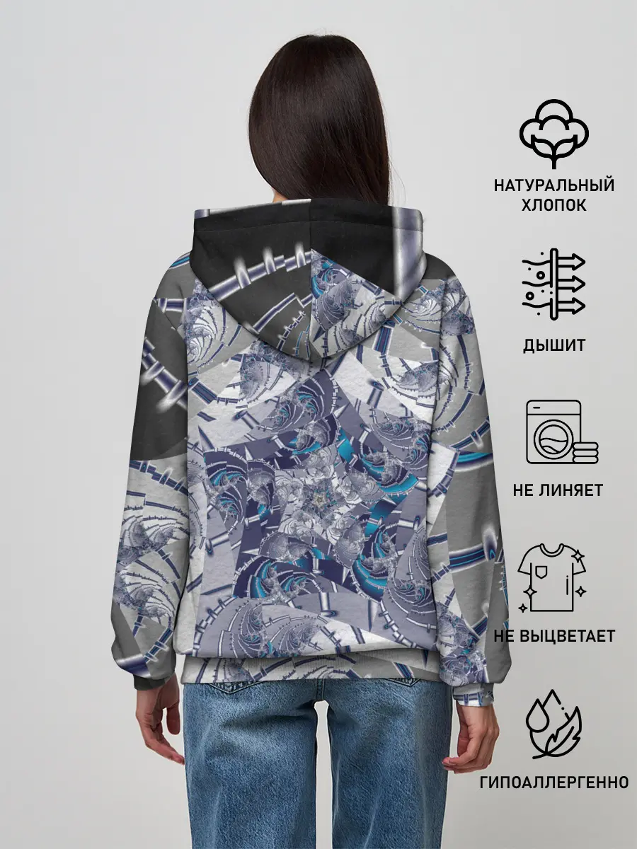 Женское худи / Абстракция 499