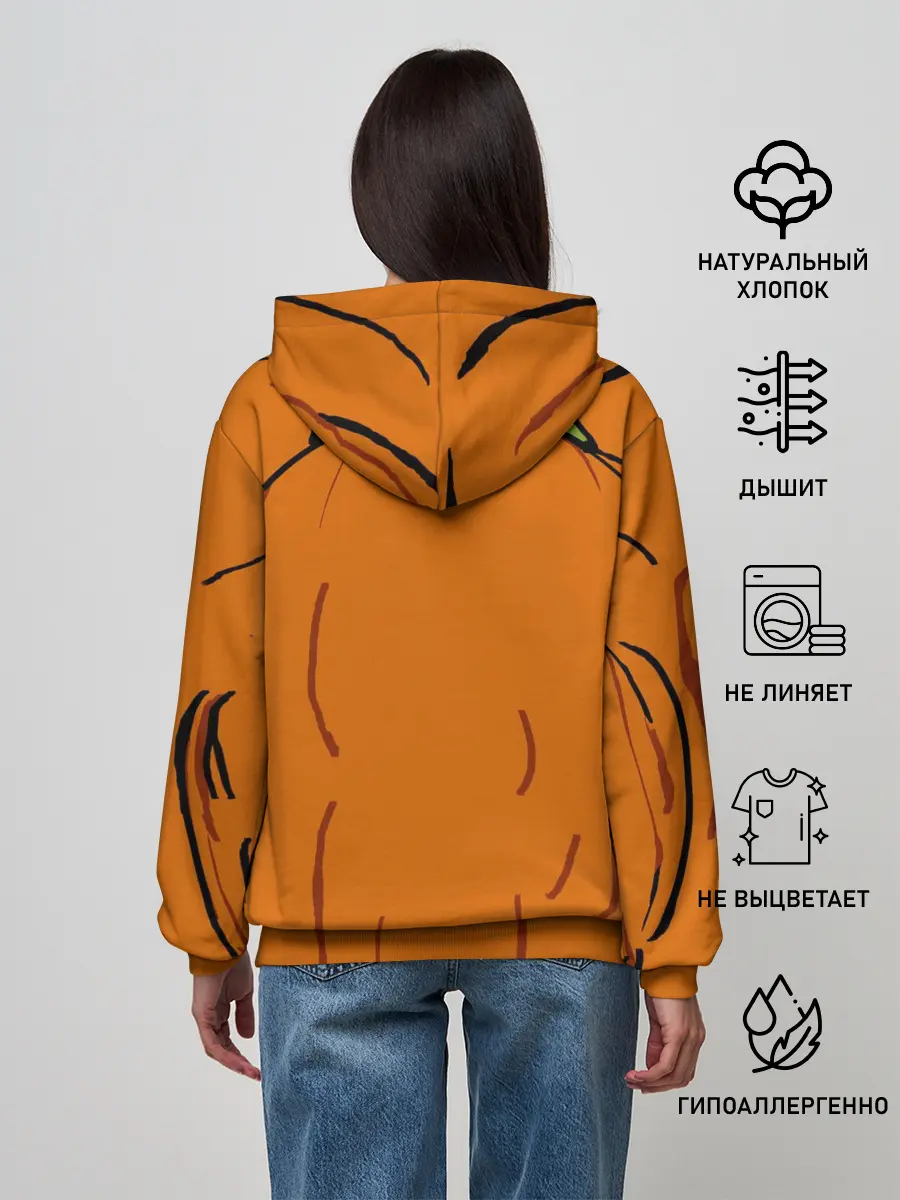 Женское худи / Костюм тыквы / Halloween