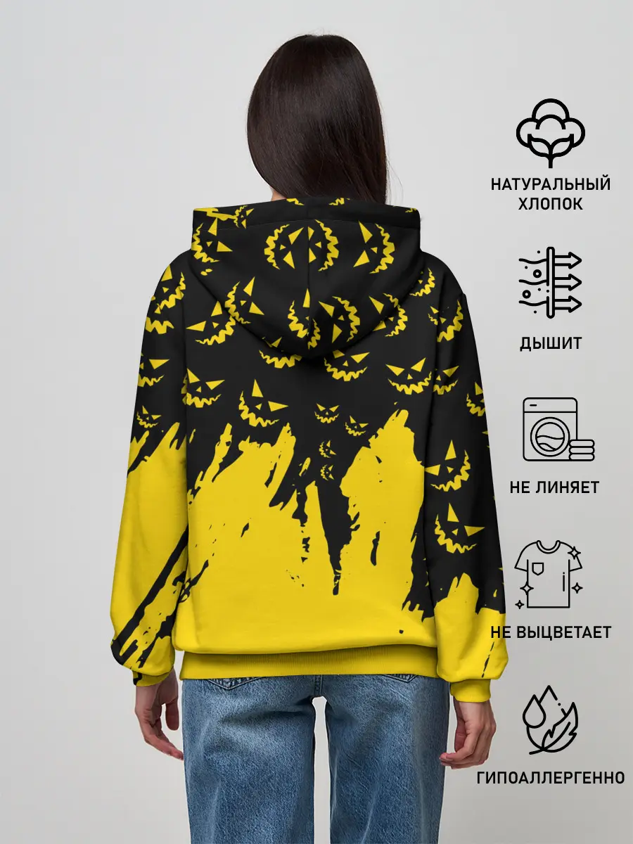 Женское худи / HALLOWEEN SMILE | SMILE PUMPKIN