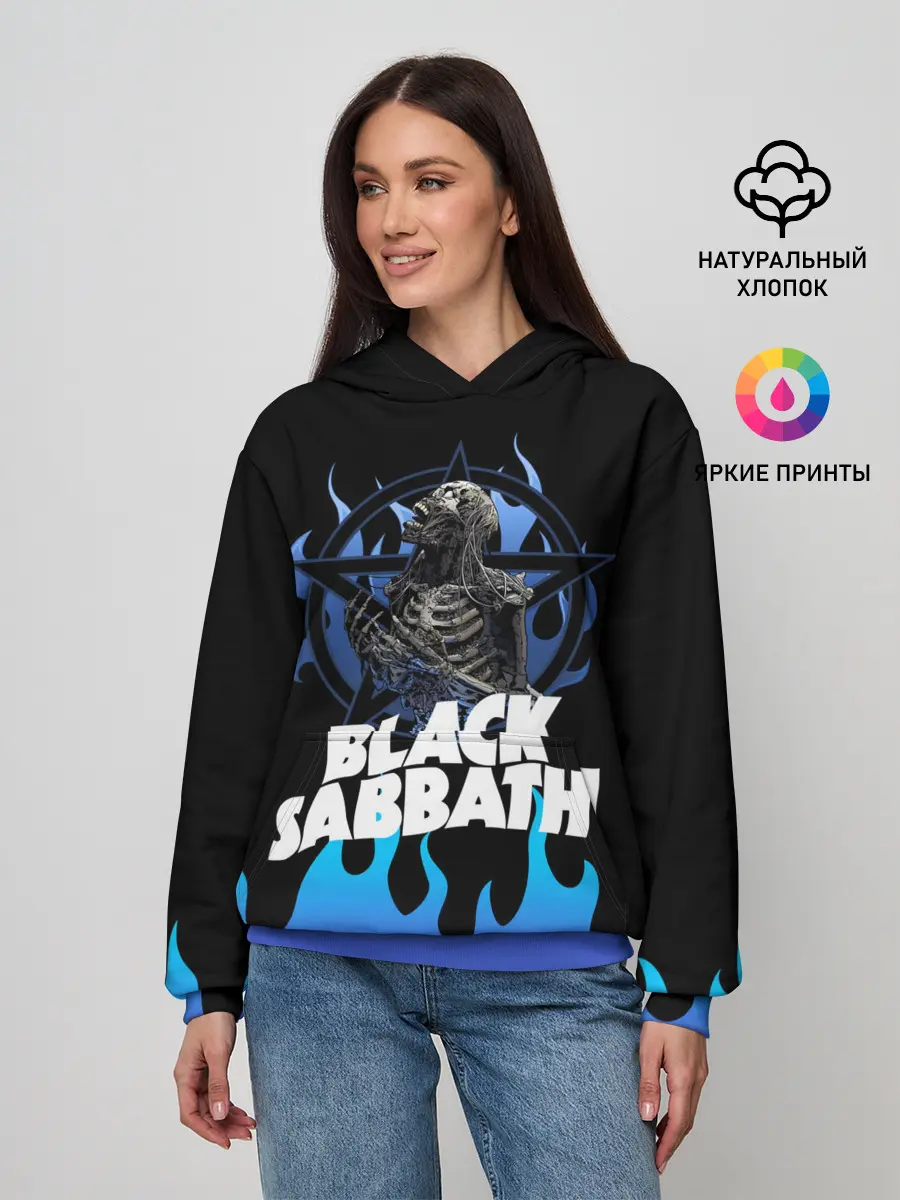 Женское худи / Black Sabbath | Heavy Metal