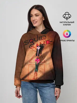 Женское худи / Squid Game Игра в кальмара корейский сериал