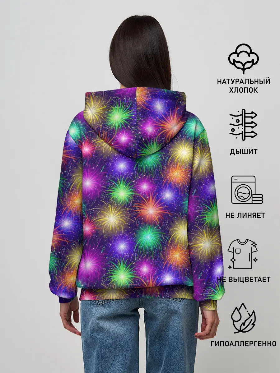 Женское худи / Фейерверк