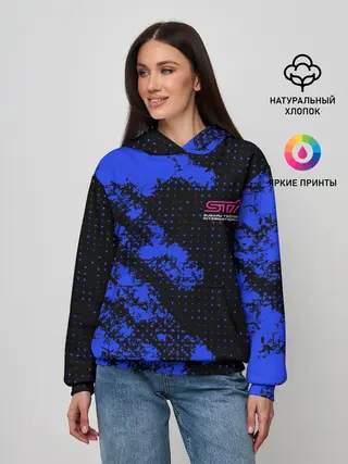 Женское худи / SUBARU STI | СУБАРИСТ