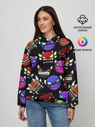 Женское худи / Geometry Dash Demons