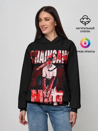 Женское худи / Chainsaw Man / Человек-бензопила