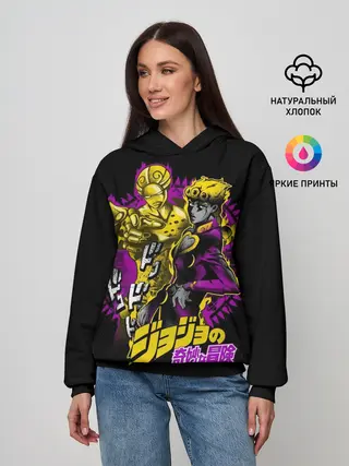 Женское худи / Джорно Джованна - JoJos Bizarre Adventure