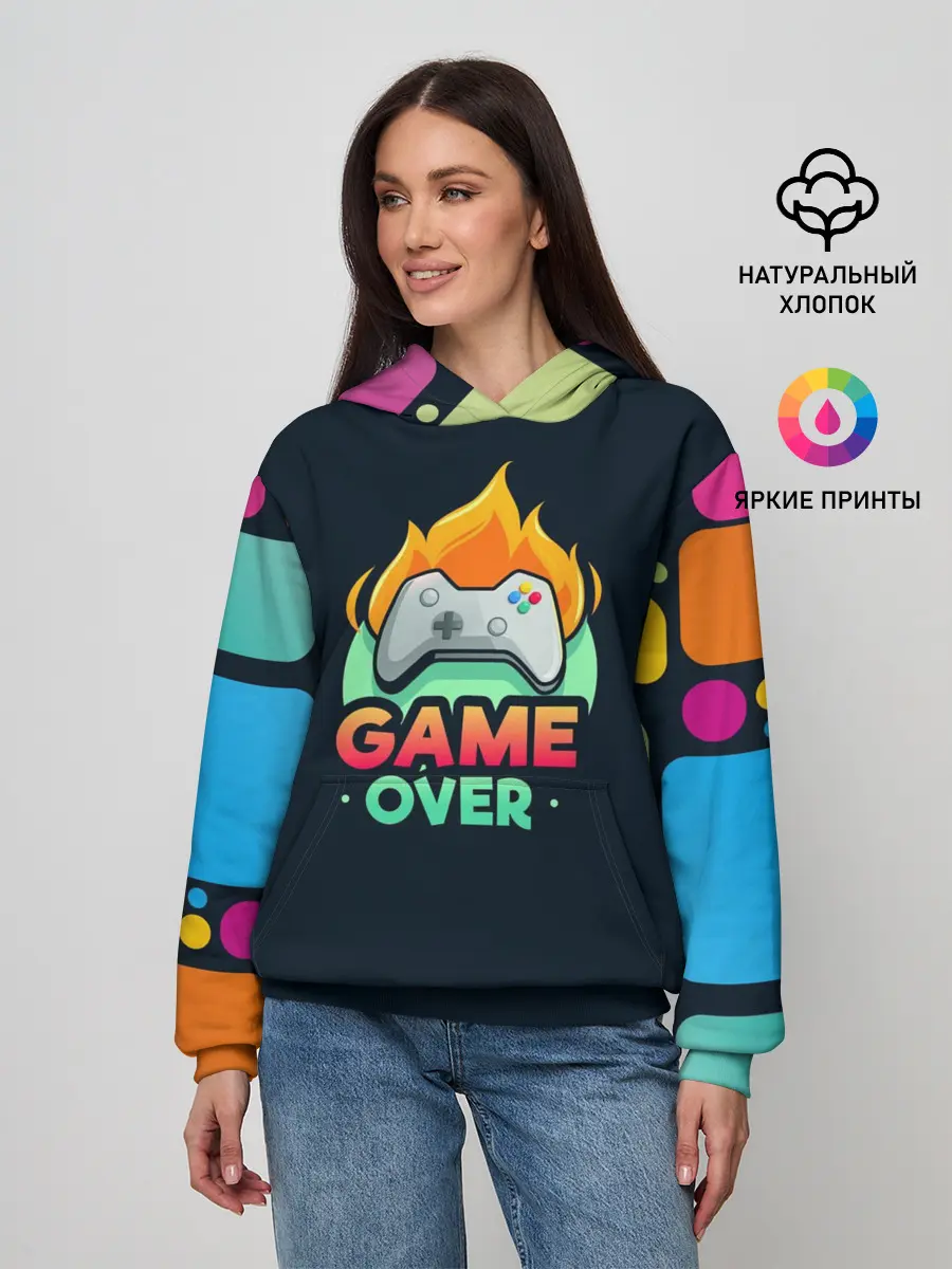 Женское худи / GamePad Over