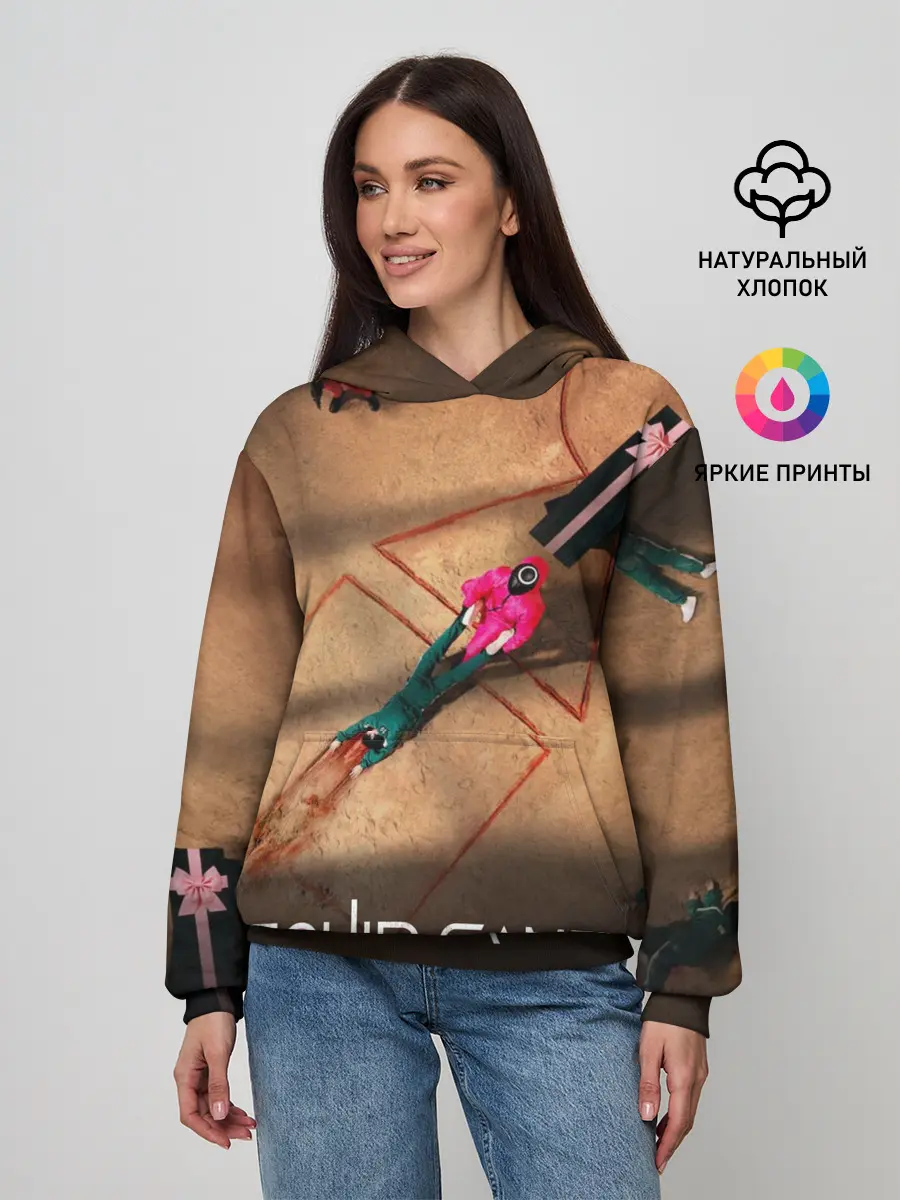 Женское худи / Игра в Кальмара Обложка