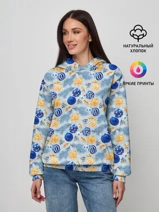 Женское худи / Новогодние Украшения