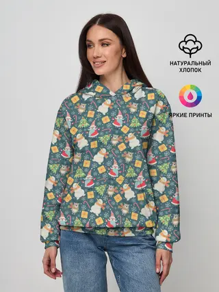 Женское худи / С Новым Годом